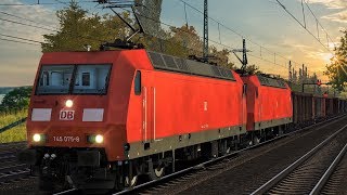 Lets Play Train Simulator 2018  Virtual Railroads  DB Cargo BR 145  Hamburg  Lübeck  ZugSimFan [upl. by Ahsemik]