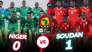 NIGER 0 VS SOUDAN 1  ELIM CAN MAROC 2025 [upl. by Luapnaes]