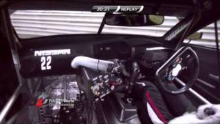 Crash Stefan Mücke vs Richard Westbrook  GT1 Silverstone 2011 [upl. by Brenton]