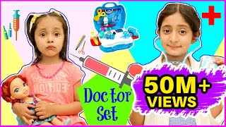 Anantya amp Anaya PRETEND PLAY with Doctor Set   Playhouse Review MyMissAnand ToyStars [upl. by Phail460]