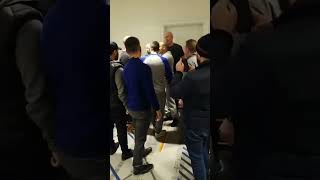 Khabib CATCHES Artem Lobov  Team comes in after  Altercation Footage HQ [upl. by Andreana]