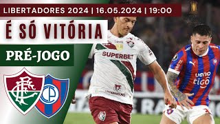 PELA VAGA NAS OITAVAS  PRÃ‰JOGO FLUMINENSE X CERRO PORTEÃ‘O [upl. by Hickie789]