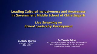 NIEPA Leading Cultural Inclusiveness and Awareness in Government Middle School of Chhattisgarh [upl. by Tews]