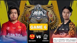 CHAMPIONS  SRG vs HOMEBOIS GAME 6 MPL MALAYSIA SEASON 13  GRAND FINALS [upl. by Yartnod]