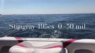 Stingray boats 195cs topspeed [upl. by Haidadej200]