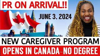 Breaking News  Canada Launches New Caregiver Permanent Residence Program  No Degree Needed [upl. by Edak363]