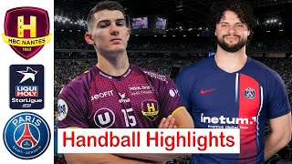 HBC Nantes VS Paris SaintGermain Handball Highlights LNH Starligue 2024 [upl. by Eladal]