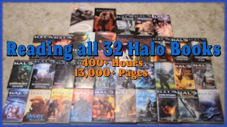 Reading Every Single Halo Book Over 13000 Pages of Halo Lore 2023 [upl. by Cass]