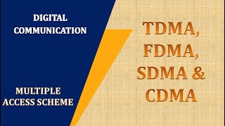 FDMATDMASDMACDMASatellite CommunicationMultiple access techniques Lecture 2 [upl. by Auof711]