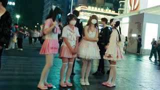 Walking on Beijing Road Pedestrian Street in Guangzhou China [upl. by Nomrej]