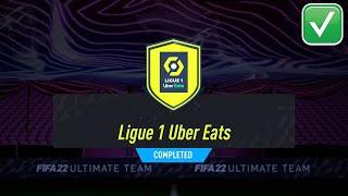 Ligue 1 Uber Eats SBC Solution FIFA 22 Ligue 1 SBC Completed Solution [upl. by Pepita]