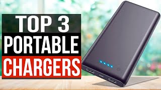 TOP 3 Best Portable Charger 2024 [upl. by Ahsitnauq]