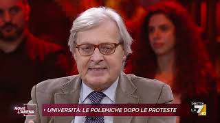 Sgarbi agli studenti quotSiete comunisti avete paura di dirloquot [upl. by Khosrow]