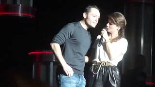 Tiziano Ferro sale sul palcoAlessandra AmorosoForum dAssago 031213 [upl. by Attelrac227]