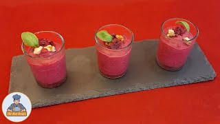 Verrine de betterave rouge au Boursin et vinaigre balsamique [upl. by Candy19]