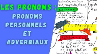 TOUT SAVOIR SUR LES PRONOMS  PRONOMS PERSONNELS et PRONOMS ADVERBIAUX [upl. by Samal]