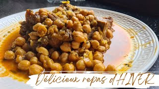 Recette dun délicieux tajine de pois chiche [upl. by Quinton]