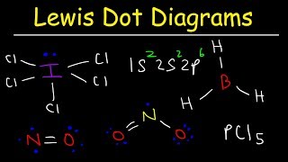 Exceptions To The Octet Rule  Lewis Dot Diagrams [upl. by Anayad391]