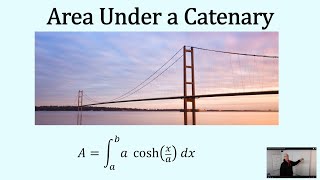 Area Under a Catenary compared to Arc Length [upl. by Badger]