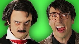 Stephen King vs Edgar Allan Poe Behind the Scenes of Epic Rap Battles of History [upl. by Eloccin709]