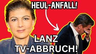 TVSchock Lanz bricht ab Wagenknecht rasiert ihn [upl. by Novar]