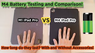 M4 iPad Pro Battery Test  Still the Same or Even BETTER [upl. by Williamson]