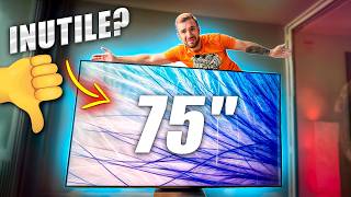 HA SENSO COMPRARE UNA TV GIGANTE  Tv 4K 75 Pollici [upl. by Durkee544]