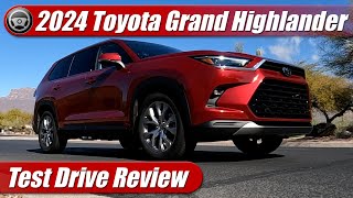 2024 Toyota Grand Highlander Hybrid Limited AWD Test Drive Review [upl. by Marou]