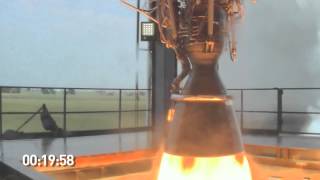 SpaceX Testing Merlin 1D Engine Firing [upl. by Dnalor]