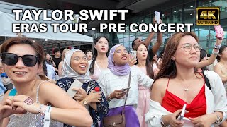 Taylor Swift The Eras Tour Singapore  1st night Pre Concert  Amazing fans [upl. by Assyn]