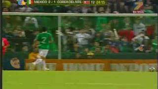 Mexico Vs Corea del Norte 2do Gol Chicharito Hernandez 17 marzo 2010 [upl. by Otrebtuc470]