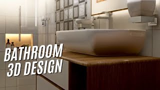 Unbelievable Bathroom Transformation 3D Design Magic [upl. by Kcirddehs570]