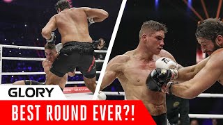 The EPIC 2nd round between Rico Verhoeven and Jamal Ben Saddik at COLLISION 3 [upl. by Cooperstein]