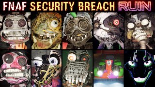 FNAF Security Breach RUIN  All Jumpscares Full Version [upl. by Wedurn]