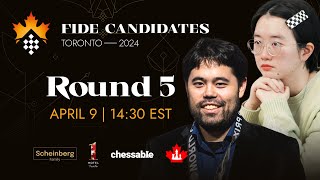 Round 5 FIDE Candidates amp Womens Candidates [upl. by Sadoc457]