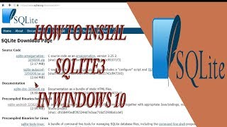 How to Instal SQLite3 for Windows 10  Bahasa Indonesia Tutorial [upl. by William]