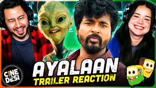 Ayalaan Trailer Reaction  Sivakarthikeyan  ARRahman  Rakul Preet Singh  RRavikumar [upl. by Gothard]