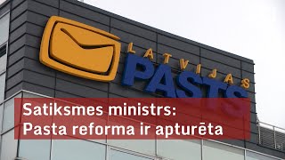 Satiksmes ministrs Pasta reforma ir apturēta [upl. by Nabois254]