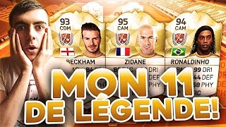 FIFA 16  MON 11 DE LÉGENDE  AVEC ZIDANE amp AUTRES [upl. by Leonanie]