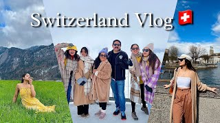 Switzerland Vlog🇨🇭 Europe part 13  Ishaani Krishna [upl. by Nosnarb]