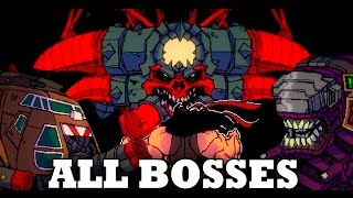 Broforce  All Bosses With Cutscenes HD [upl. by Yerok]