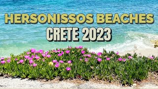 Hersonissos Beaches A Harmonious Medley of Relaxation  UHD 4K [upl. by Hild]