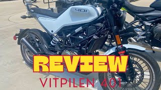 Husqvarna Vitpilen 401 Ride amp Review [upl. by Alik]