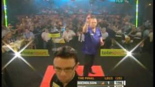 Paul Nicholson vs Mervyn King  2010 Players Championship Finals  Part 2avi [upl. by Wakeen]