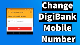 Change DigiBank Mobile Number Online  Update Registered Mobile Number in DBS DigiBank [upl. by Nanaek]