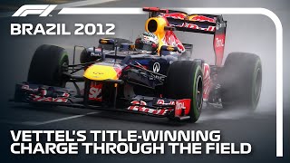 Sebastian Vettels Championship Charge  2012 Brazilian Grand Prix [upl. by Acul]