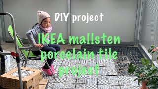 IKEA Mallsten Tile DIY Project [upl. by Nylsor]