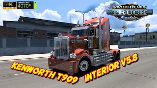 Ats 🚛  Kenworth T909  Interior v58 🚛⛽396 truck [upl. by Clements499]