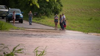 Robertson County storms bring flooding leaving many temporarily stranded [upl. by Obe330]