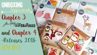 Sizzixcouk  Unboxing  Chapter 3 Tim Holtz and 4  2018 [upl. by Zima]